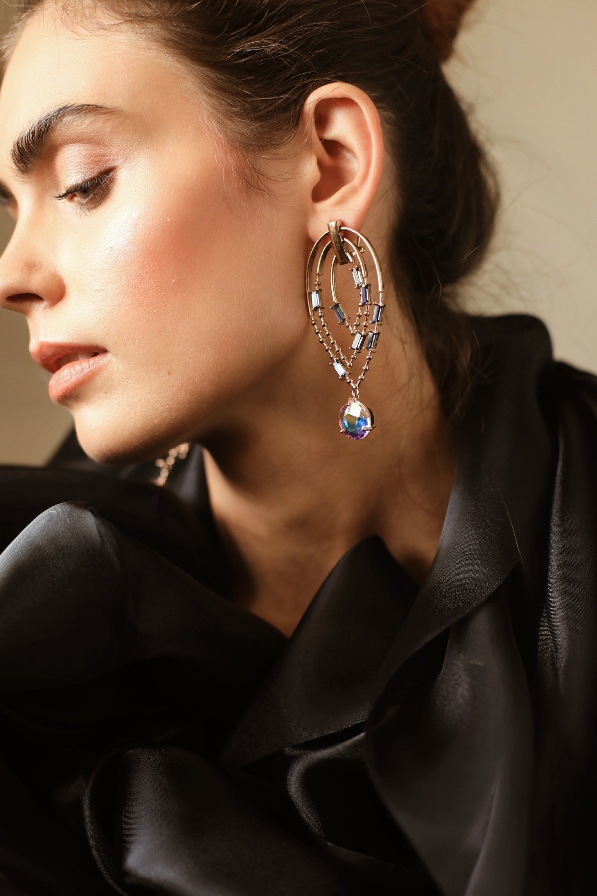 Buy Crystal Reflective Danglers For Women Online at ScrollnShops